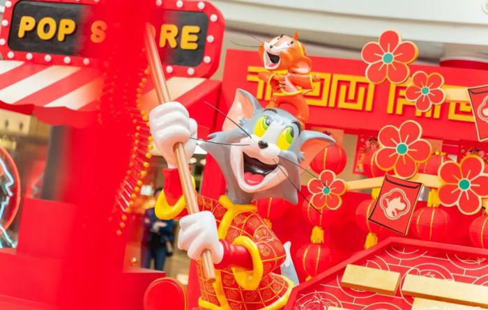 TOM&JERRY“密謀”的新春快閃店活動悄然開始，帶著醒獅前來報(bào)道