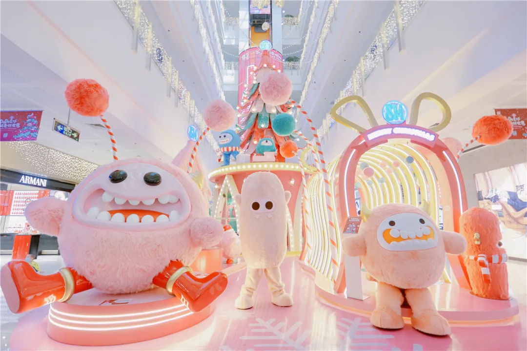 DODO星球軟萌“小怪獸”齊聚廈門SM廣場圣誕活動(dòng)策劃，超萌的