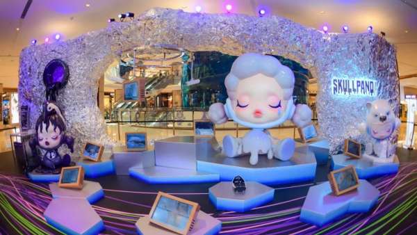 SKULLPANDA食夢(mèng)動(dòng)物系列展覽活動(dòng)策劃現(xiàn)場(chǎng)未來(lái)感、夢(mèng)幻氛圍感十足