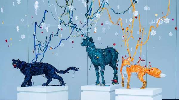 絲帶王國這樣的主題展覽詮釋了日本匠人前田麥的獨特匠心