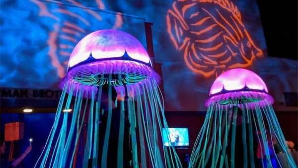 海底世界派對(duì)活動(dòng)現(xiàn)場(chǎng)，海底全員都出動(dòng)