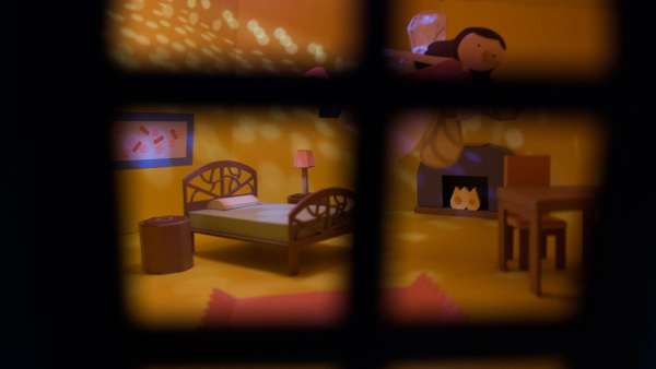 裝飾在Livraria Lello兒童閱覽室的巨型豆莖美陳設(shè)計