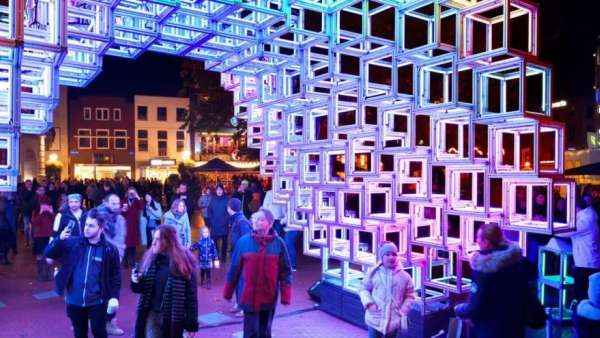 冬日的燈光秀活動策劃，點亮了城市更暖了心里