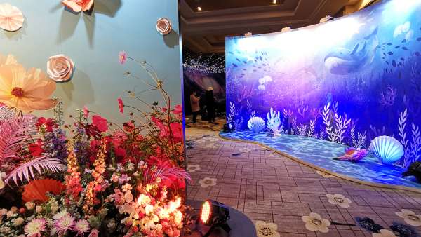 原來花藝的展示展覽策劃成森林系是能這般夢幻和舒心的