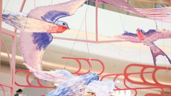 新禧主題國風(fēng)的快閃店活動席卷廣州，繁華鬧市年味已濃