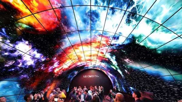 消費(fèi)電子展覽活動現(xiàn)場怎么提高關(guān)注度，LG的216個OLED電視贏了
