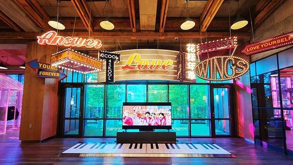 防彈少年團的韓國快閃店活動體驗場景滿足各種花式打卡，還能買買買