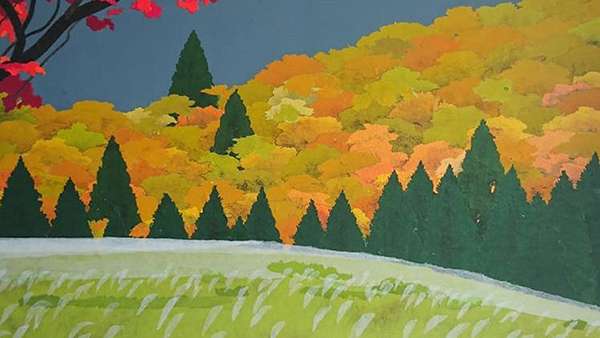 97歲藝術(shù)家這次的繪畫展覽活動真的是把刺激顏色運用得太美輪美奐了