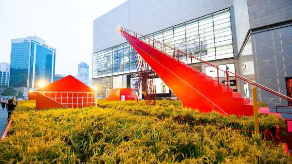 這是近期最喜歡的展覽活動美陳了，金色稻浪詮釋了豐收了！