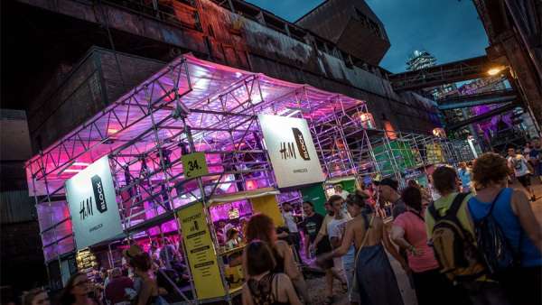 音樂節(jié)活動策劃的品牌節(jié)日專區(qū)里，生命所需的4種自然元素區(qū)域深受關(guān)注