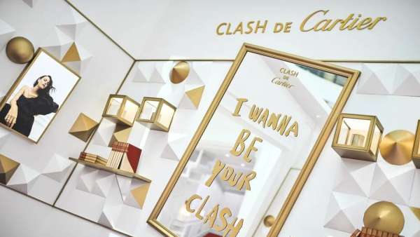 卡地亞快閃體驗(yàn)空間高級炫酷，雙面碰撞盡享極致視覺