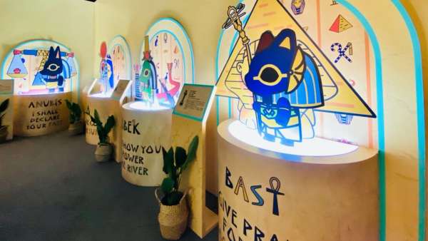 埃及萌神IP形象快閃店展覽活動(dòng)亮了，帶你重回神秘色彩的古埃及