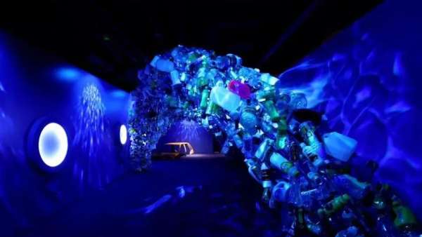 《國家地理·深藍》沉浸式環(huán)保展覽活動特別加入了故事性情節(jié)