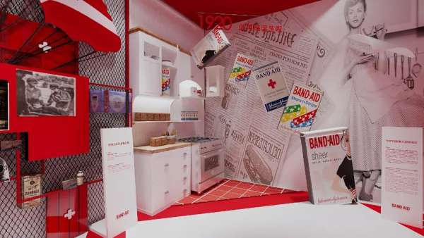 100歲的邦迪竟然辦了一個潮玩館快閃店活動，策劃的那抹紅超吸睛