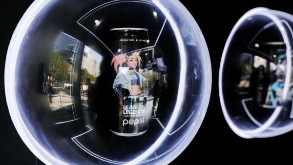 百事可樂(lè)無(wú)糖和KDA英雄聯(lián)盟女團(tuán)的線下快閃店活動(dòng)策劃太敢了！