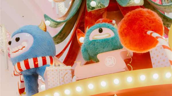 DODO星球軟萌“小怪獸”齊聚廈門SM廣場圣誕活動策劃，超萌的