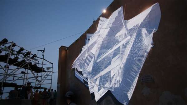 用投影映射表達(dá)的藝術(shù)作品賦予了K—Live音樂節(jié)活動策劃節(jié)奏感