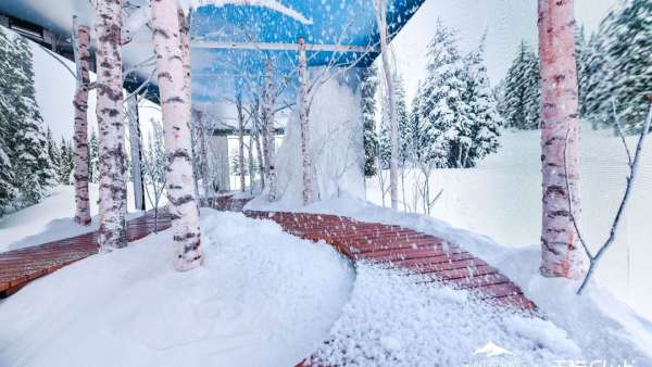 會下雪的快閃店活動策劃不能再酷了，勃朗圣泉這波夏日操作牛！