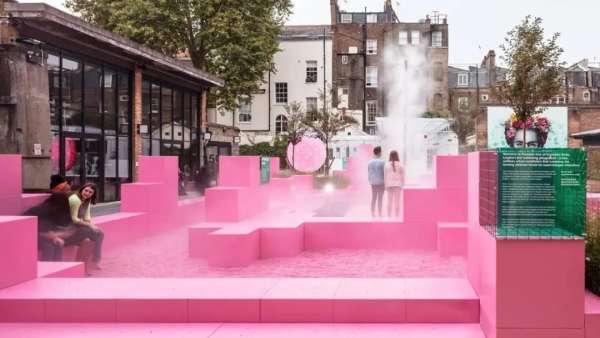 「片刻天堂」商業(yè)廣場體驗活動策劃裝置讓你感覺像剛度假歸來